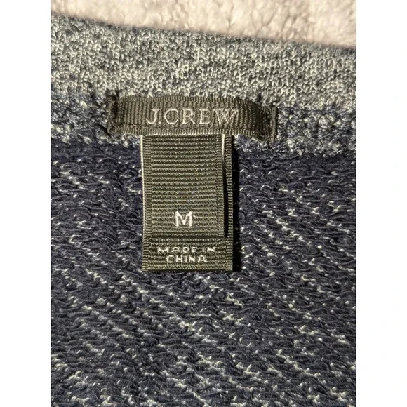 J.‎ Crew Heather Gray Knit Pullover Sweatshirt Comfy 3/4 Sleeve Women's M - Picture 2 of 8